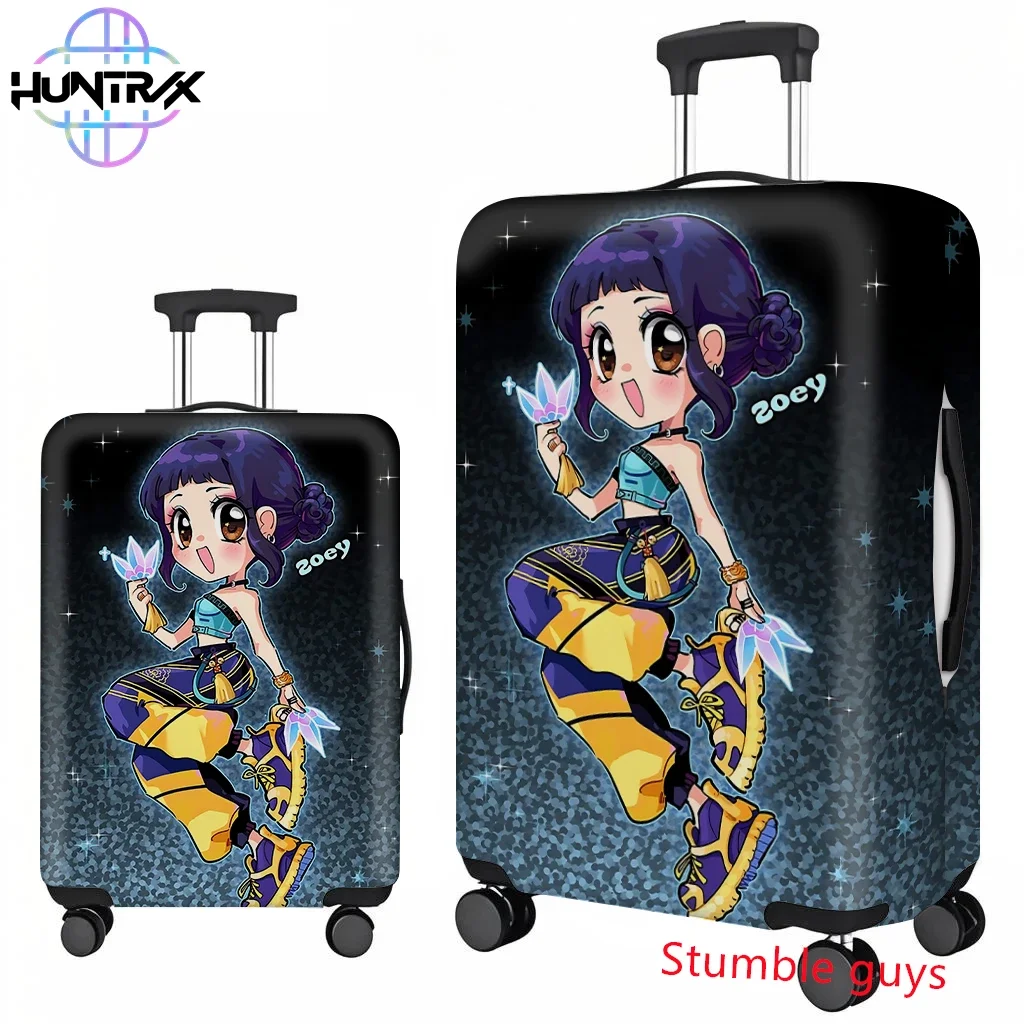 Pokrowiec na walizkę Anime Kpop Demon Hunters Pasuje do walizek o rozmiarze 18-32 cali Wytrzymały ochraniacz podróżny