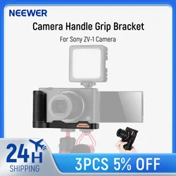 Neewer ZV1 Camera Handle Grip Bracket, Camera Base Mount Bracket Compatible with Sony ZV-1 Camera, ZV1 Vlogging Accessories