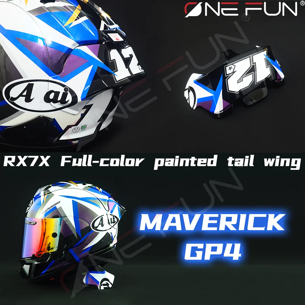 

Гоночный спойлер для Mazda RX-7X MAVERICK HP4 NAKAGAMI GPE RAOICAL, окрашенное заднее антикрыло, дефлектор, аксессуар для заднего крыла