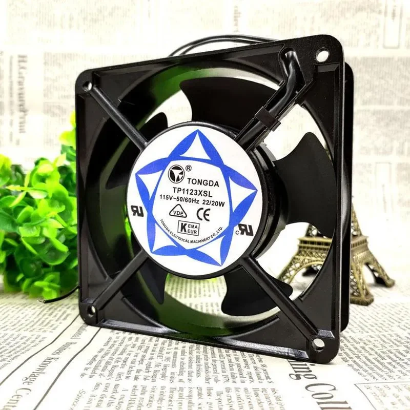 for Taiwan Tongda TP 1123XSL XBL 12038 Cooling Fan 12CM 115V 22W Copper Wire