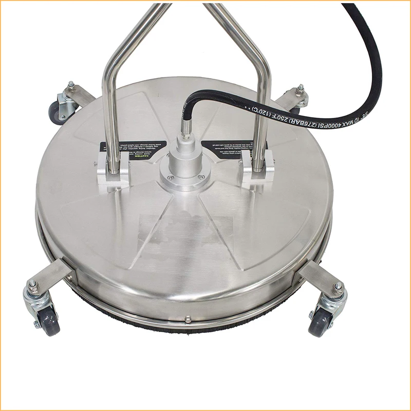 CW-ST21 High Quality 21 Inch 4000PSI Stainless Steel Patio Surface Cleaner with Water Suction for Pressure Washers