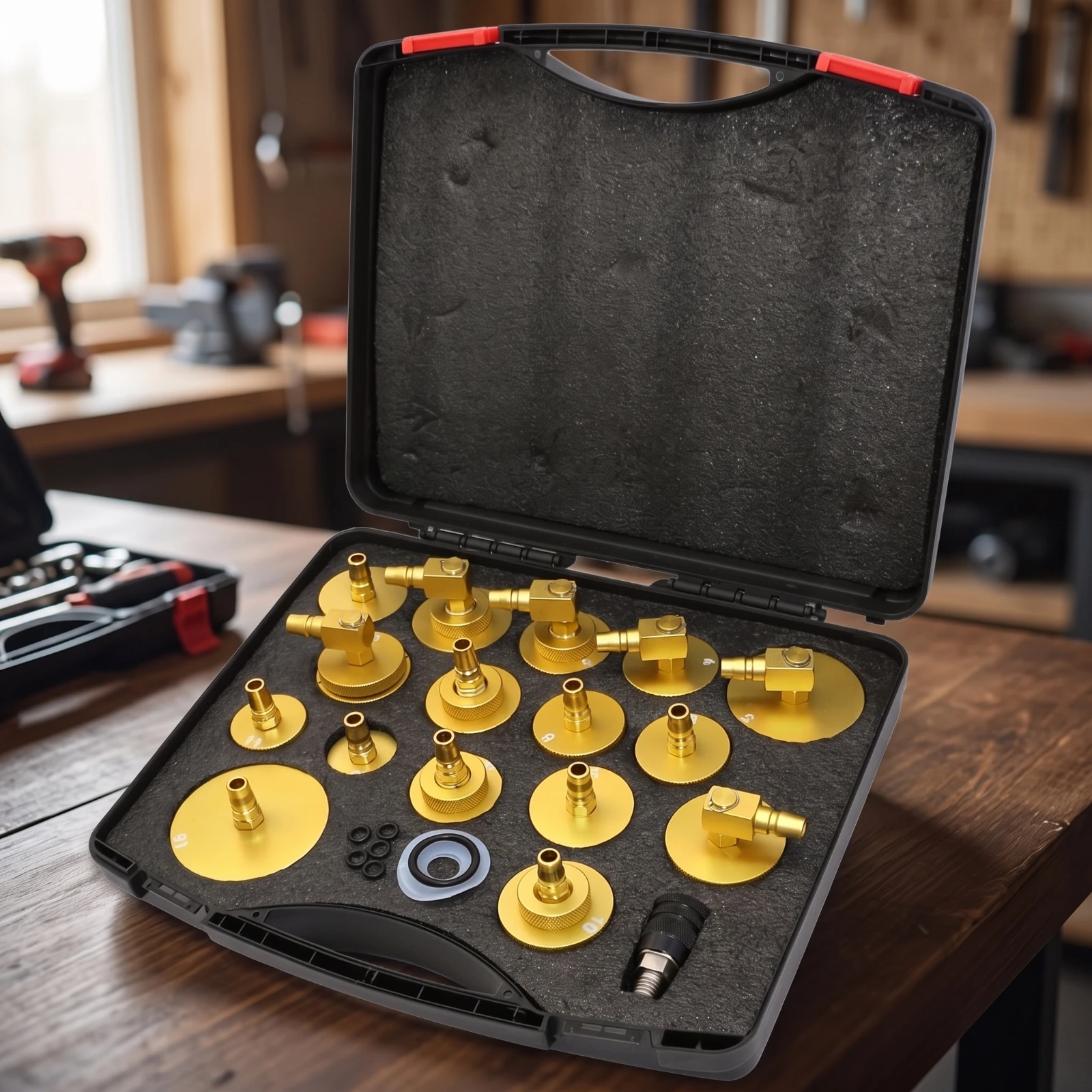Набор из 17 предметов для заме – обзор и цена Brake Bleeder Kit