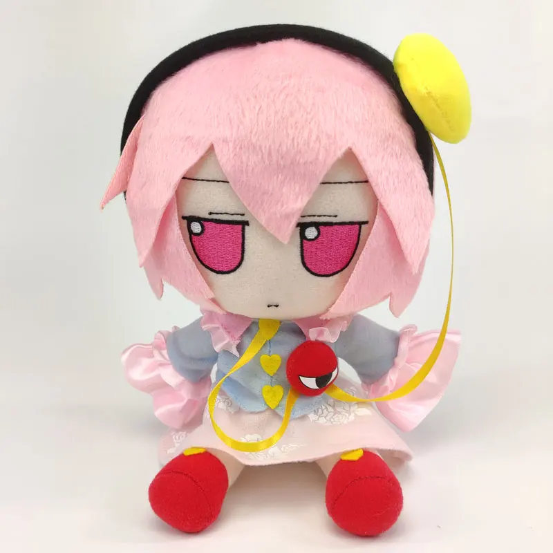 

Милые фигурки из Аниме TouHou Project Fumo Komeiji Satori 20 см, плюшевые набивные сидячие куклы, игрушки для косплея, милые рождественские подарки