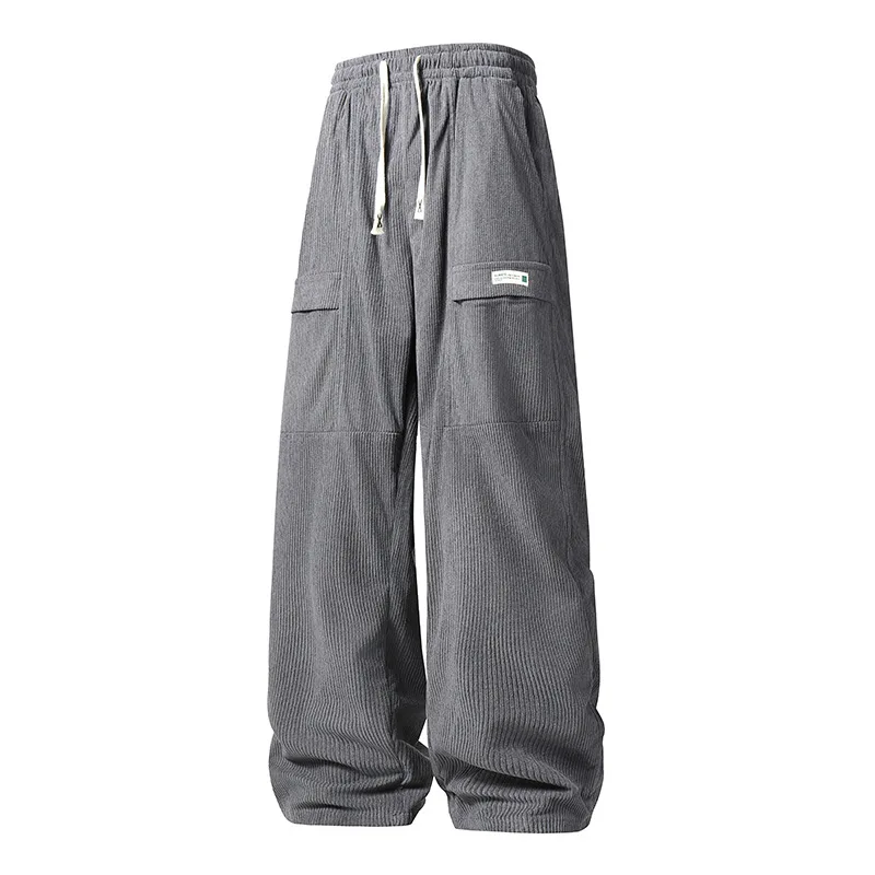 Sports Pants Men 2026 Spring New Knitted Running Harem Pants Casual Jogger Loose Cuffed Breathable Sweatpants Gym Pants