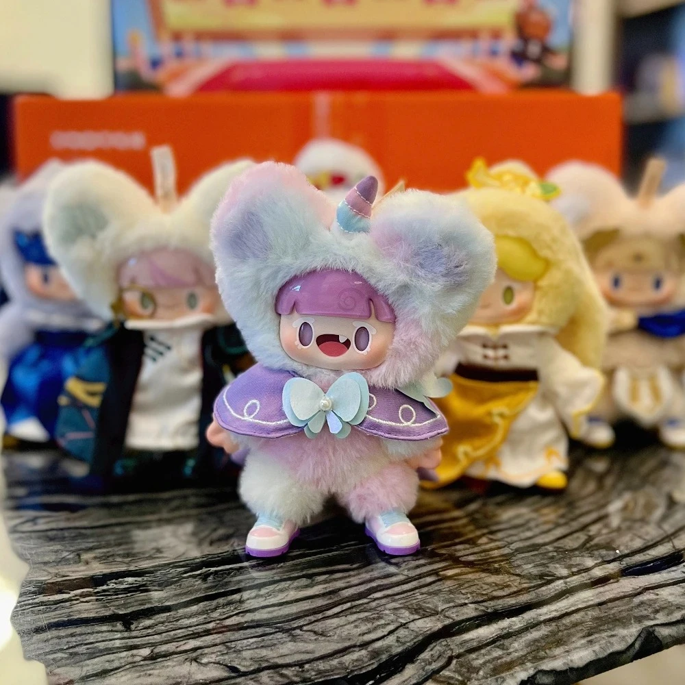 دو يتوهم كوكي تظهر سلسلة أفخم صناديق أعمى سر مفاجأة المفاتيح صندوق Kawaii الفينيل الوجه حقيبة قلادة الدمى العصرية الهدايا #2