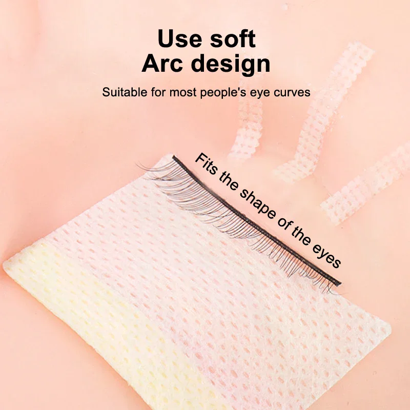 40Pcs Disposable Cotton Eyelashes Patch Sticker For Removing Eyelashes Eyeshadow Shields Eye Pads Patch Eyelash Extension Makeup