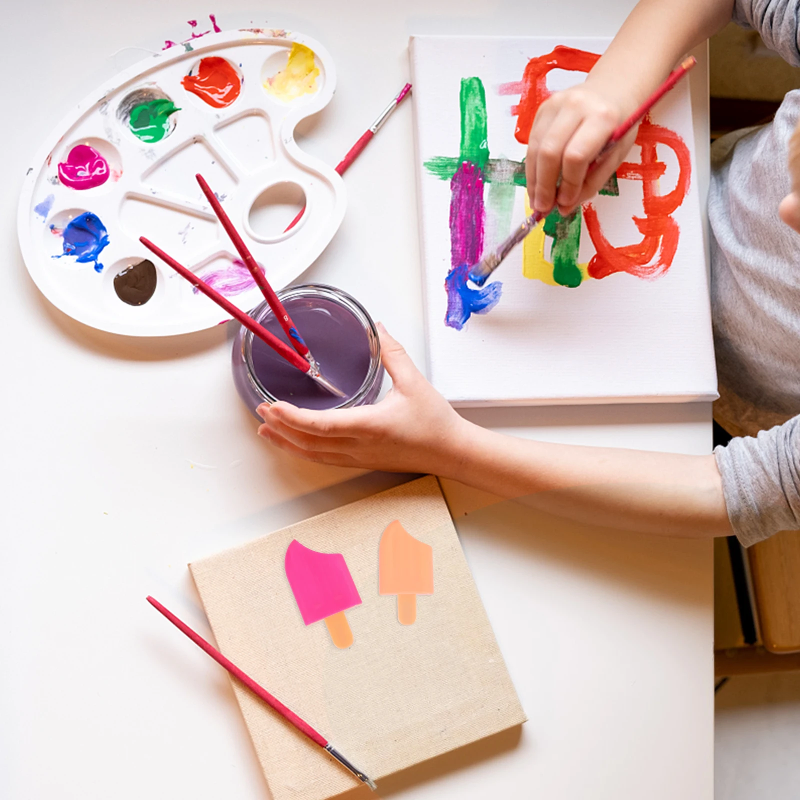 

10Pcs Colored Popsicle Highlighters Set Portable Fluorescent Pens for School Office Study Drawing Marker Pens Back to School