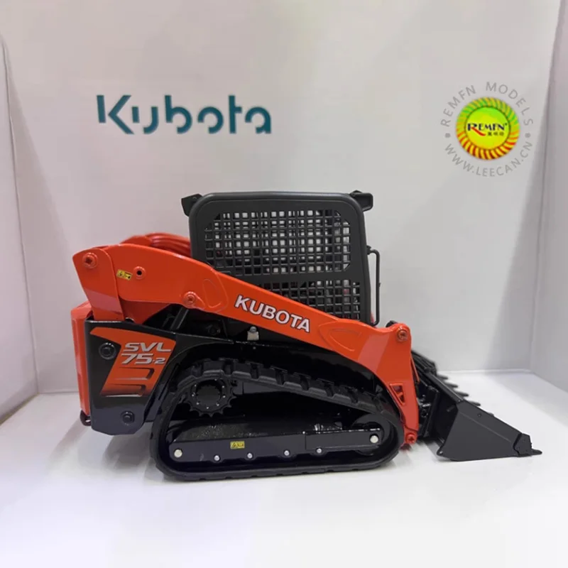 UH 1:24 Scale 8103 Kubota SVL 75-2 Crawler Slip Loader Alloy Simulation Car Model Classic Adult Collection Static Display