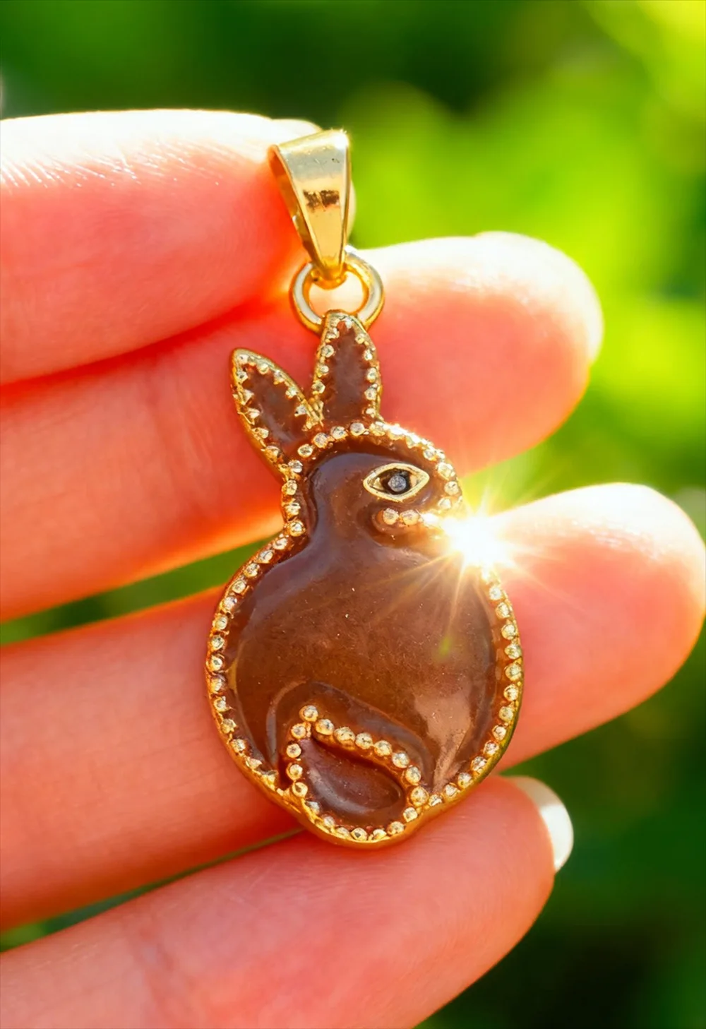 

4Pcs Pendants Brass Enamel Cute Rabbit Charms with Cubic Zirconia for DIY Jewelry Necklace Bracelet Daily Wear Fashion Accessory