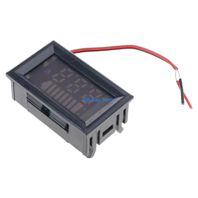 F92C Battery Meter LED Display Battery Monitor Capacity Meter Gauge Meter Fitting for Ebike Dual Display