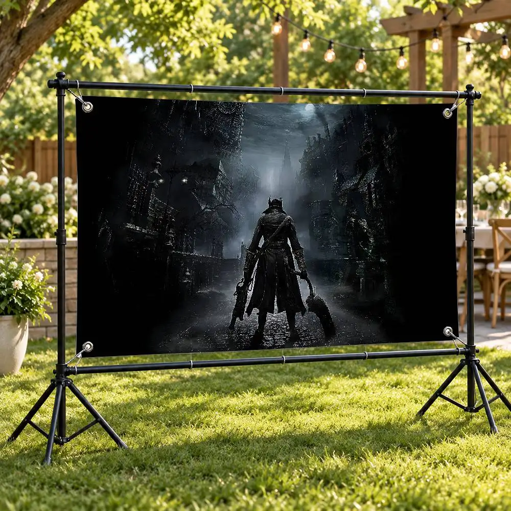 Blood-borne game Aesthetic Wall Tapestry Flag Printed Wall Hanging Living Room Party Outdoor Decor