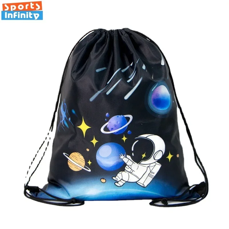 Children\'s Swimming Bag Waterproof Fashion Cartoon Printed Beach Bag Girls and Boys Oxford Cloth Backpack Gym Bag Sports Bags