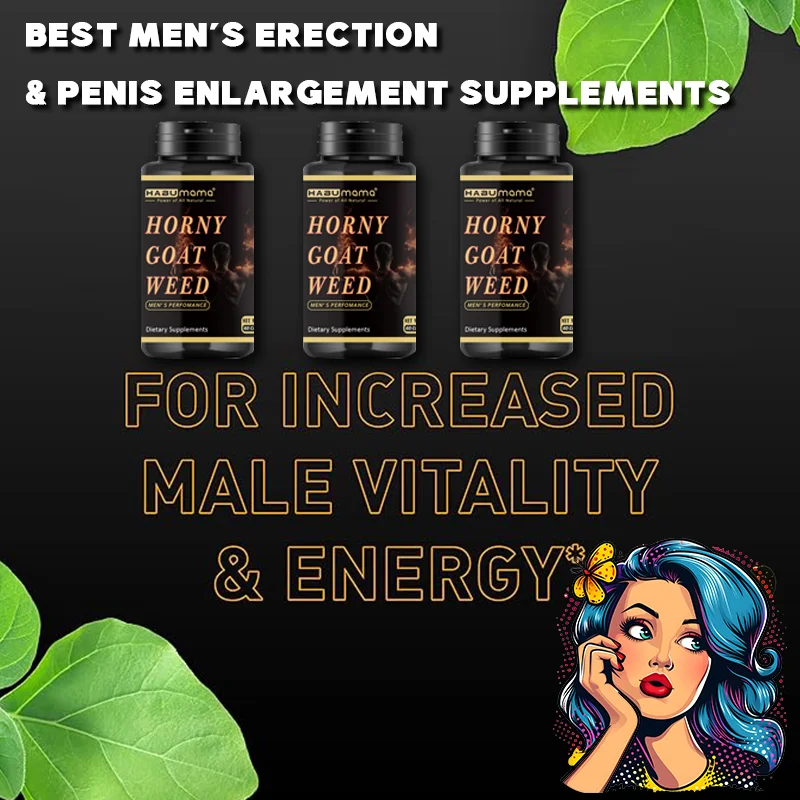 HABUMAMA Horny Goat Weed Male Supplement, Boost Energy & Endurance