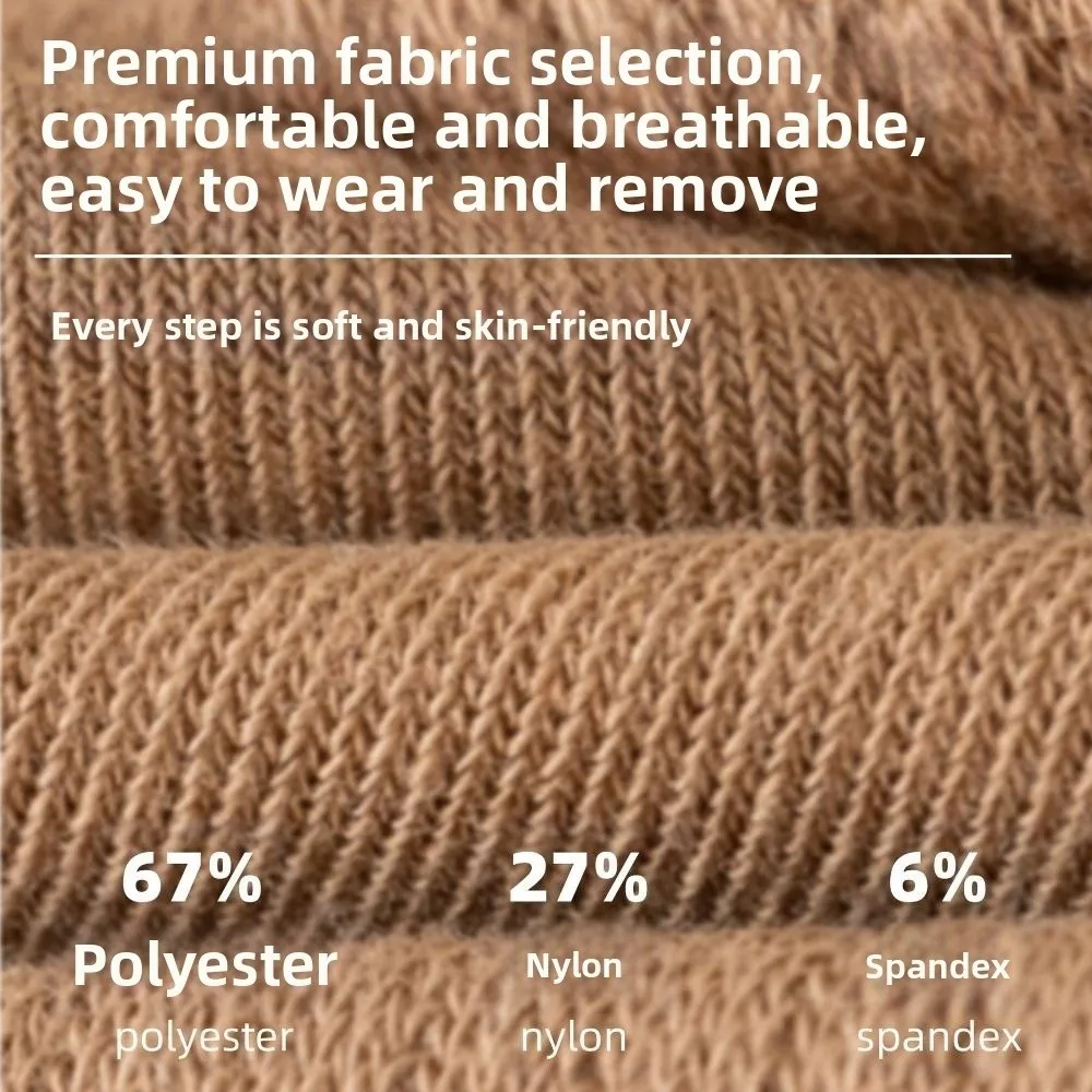 6Pairs Fashion Simple Cotton Socks Wear-resistant Sweat-absorbing Medium Tube Socks Soft Breathable Sports Socks Autumn Winter