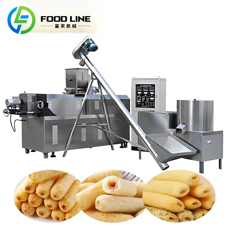 Custom Corn Puff Snack Extruder Machine Rice Corn Puffs Mini Inflation Machine Food Extruder Pet Dog Fish Food