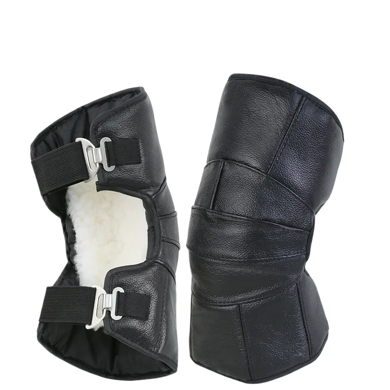 

*Electric vehicle knee pads motorcycle riding four seasons warm windshield battery car cold leg guards leather wool protective