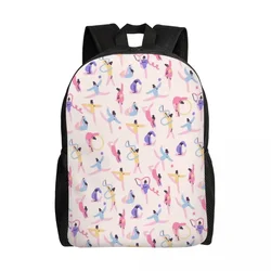 Dance Rhythmic Gymnastics Travel Backpack Women Men School Laptop Bookbag College Student Daypack Bags