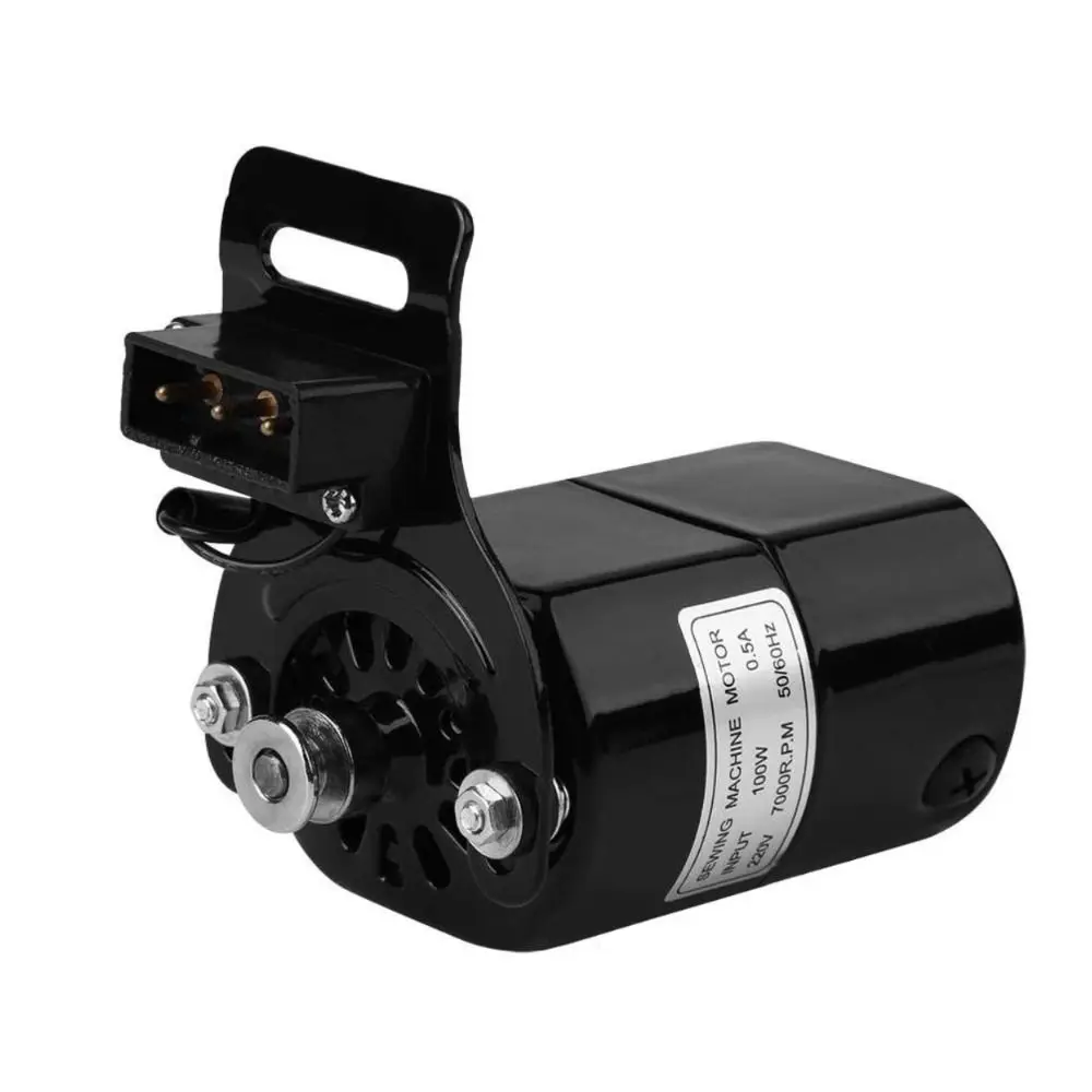 220V 100W Sewing Machine Motor 7000 RPM Durable Home Sewing Machine Parts Counterclockwise Rotation Safety Protection