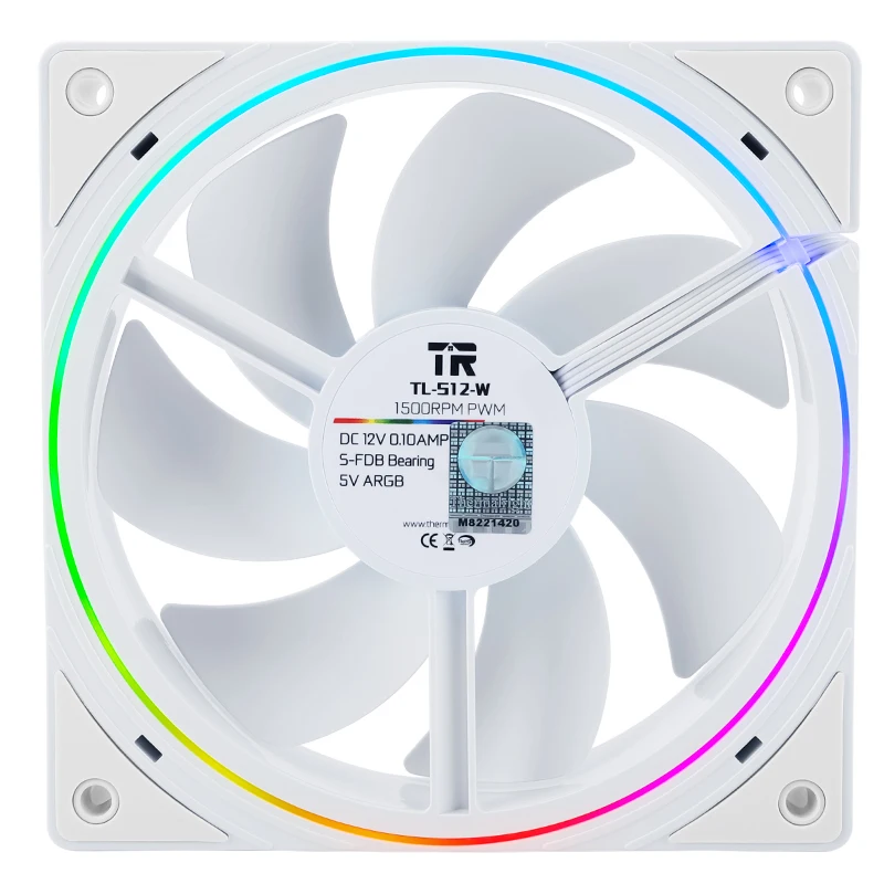 TL-S12 Thermalright 120มิลลิเมตร Halo พัดลมทำความเย็น5โวลต์3PIN argh พัดลมคอมพิวเตอร์360 ° เอฟเฟกต์แสงประณีตเคสคอมพิวเตอร์ช่องระบายอากาศของพัดลม