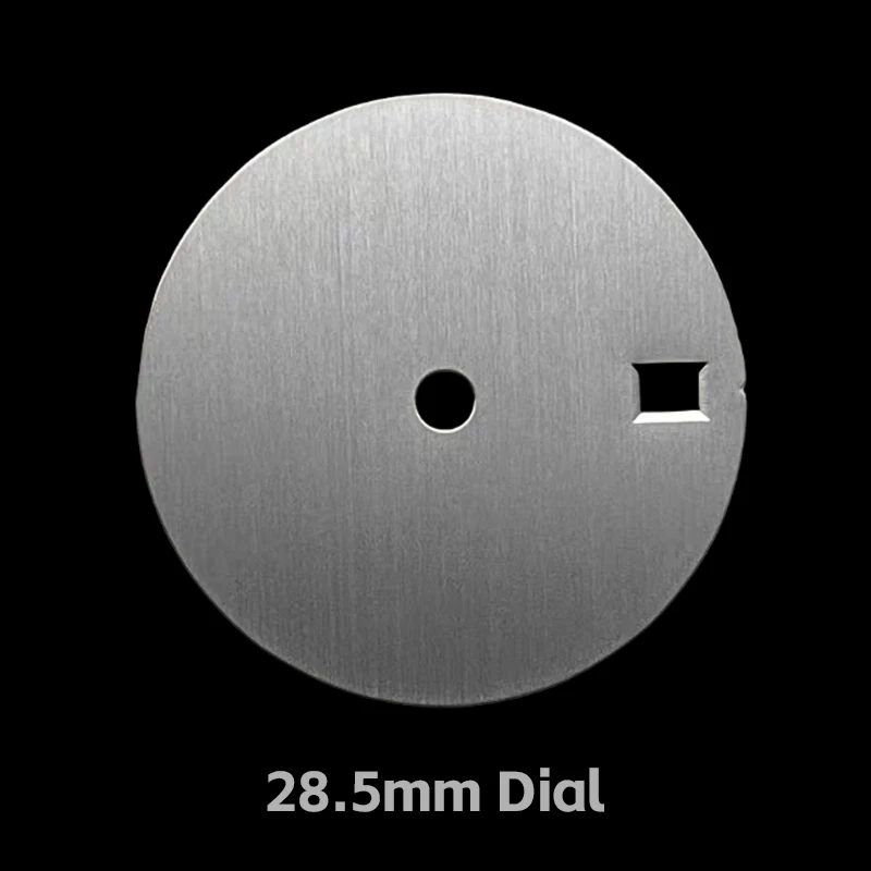 Esfera de 28,5 MM de diámetro, adecuada para montaje NH35/NH36, accesorios de caja de modificación de superficie mecánica DIY.
