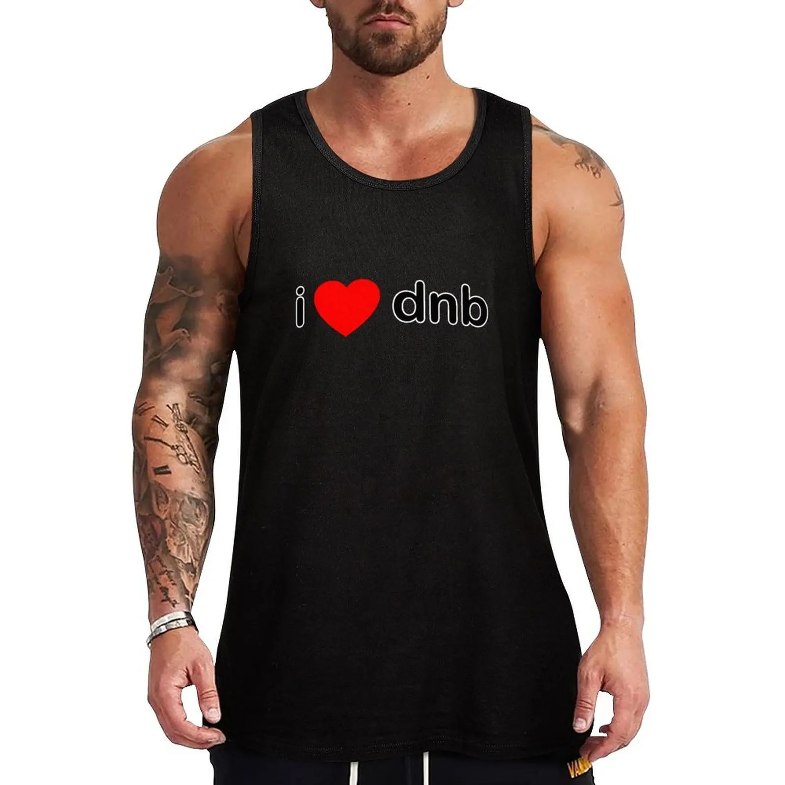I Love DNB Tank Top Breathable Tank Top Moisture Wicking Sleeveless Shirt