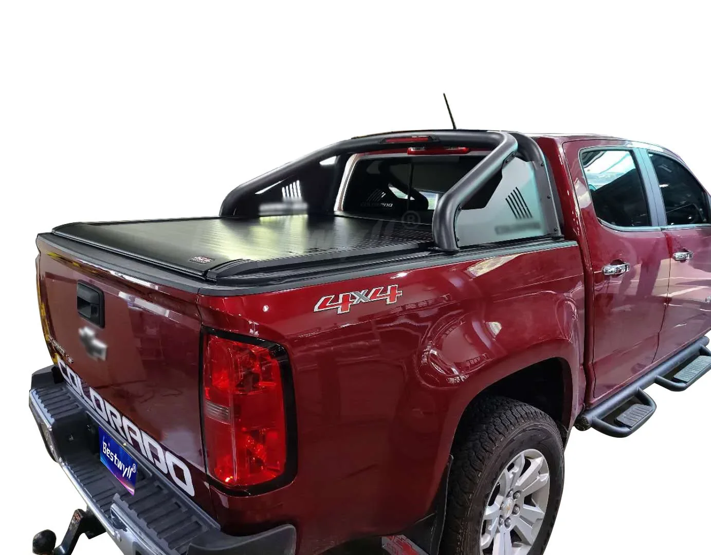 BESTWYLL Tapadera Para Slide Truck Bed Electric Pickup Retractable Tonneau Cover For Chevrolet Chevy Colorado(Usa Version) E-K21