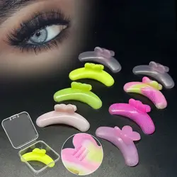 Silicone Lash Lift Pads Anti-slip Anti-shedding Keratin Eyelash Lifting Ice Cream Dye Eyelash Straightening Aid Applicator Tools