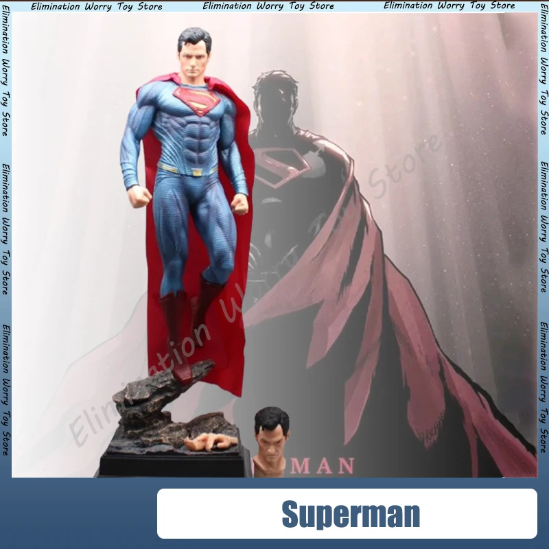 Superman Action figuren Mann aus Stahl Anime Figur Clark Kent PVC GK Statue Modell Puppe sammeln Schreibtisch Dekoration Spielzeug Geburtstags geschenke