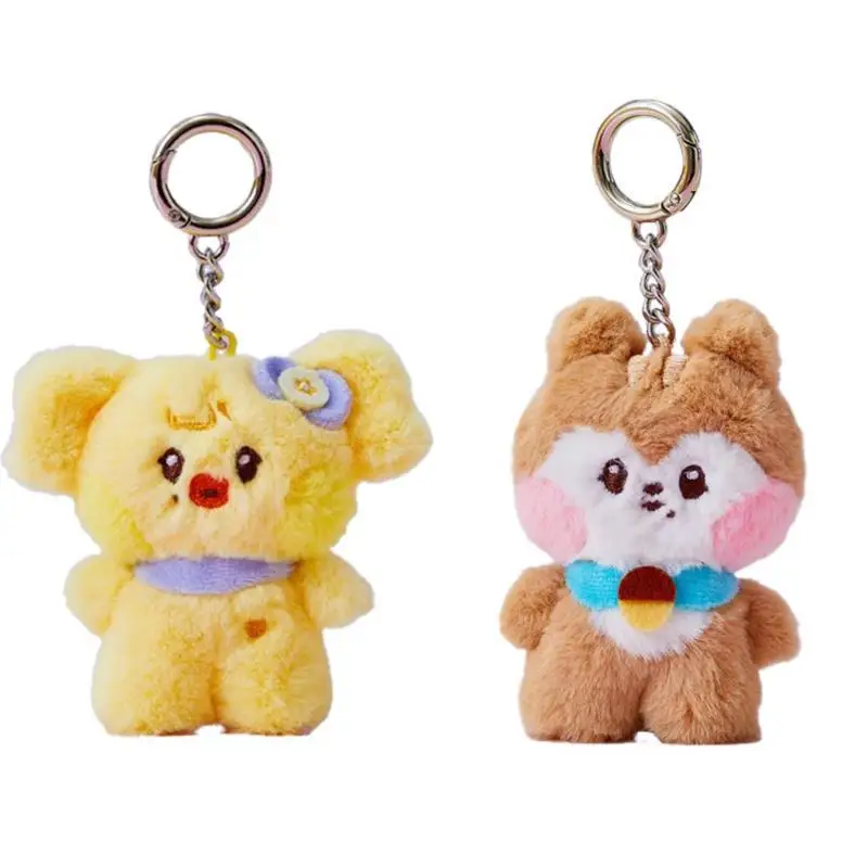 K-pop 걸 그룹의 사랑스러운 봉제 인형 키체인, 가방 참, 배낭 장식, 귀여운 인형 장난감, 이상적인 선물