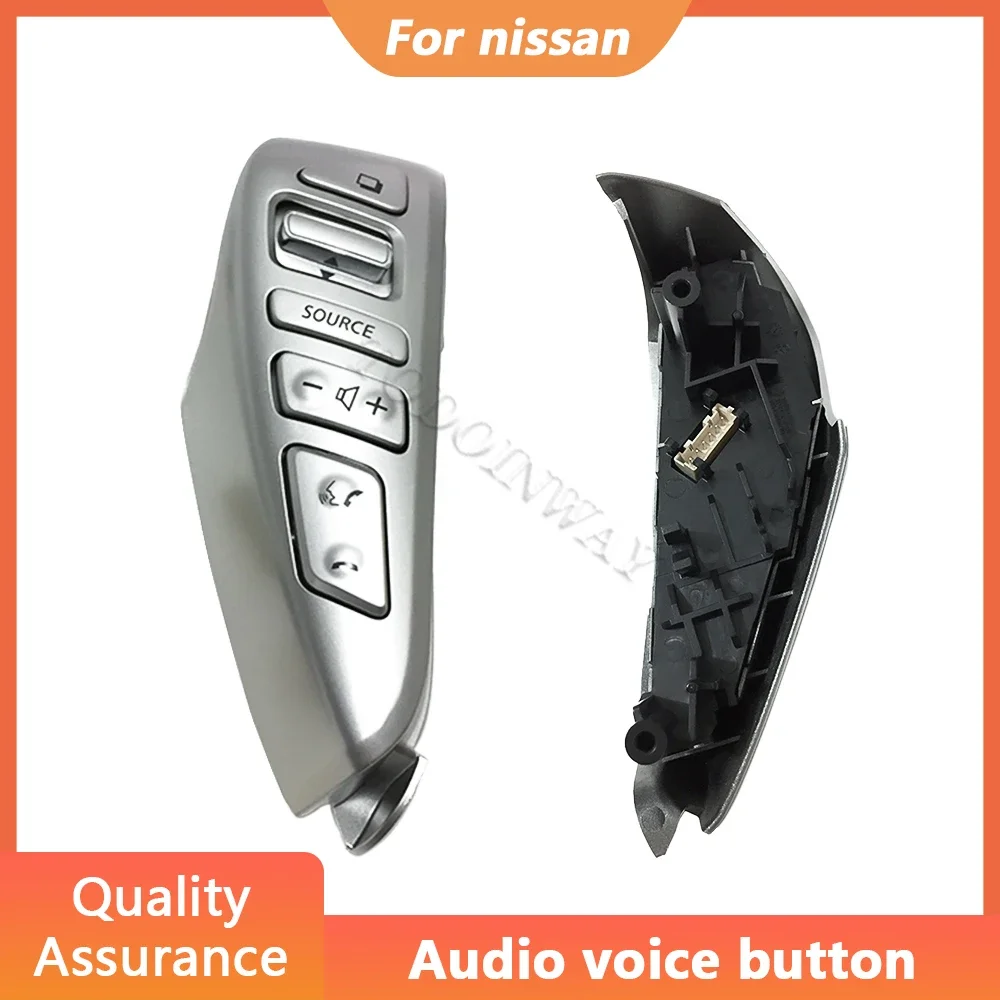 LED Audio Volume Switch Steering Wheel Media Phone Button 25550-3DA6A For Nissan Tiida SUNNY Sylphy Livina 2011-2016 accessories