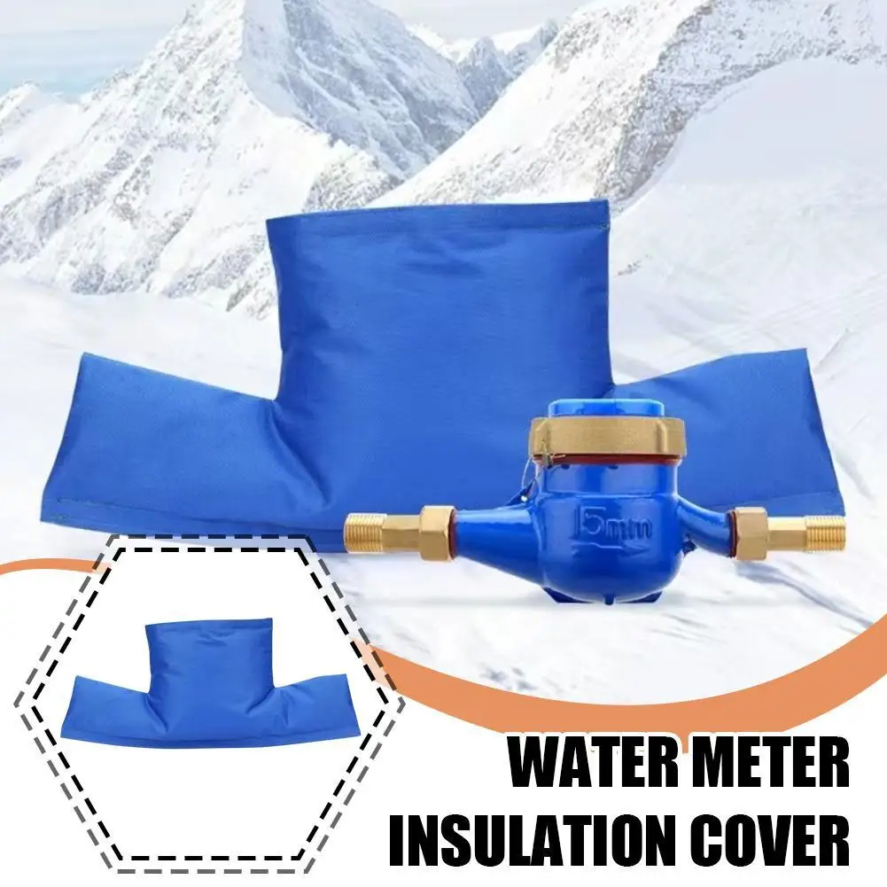 Removable Outdoor Winter Water Meter Sprinkler Insulated Cover Easily Mounted Cover for Outdoor Winter Pipe Freeze Protection