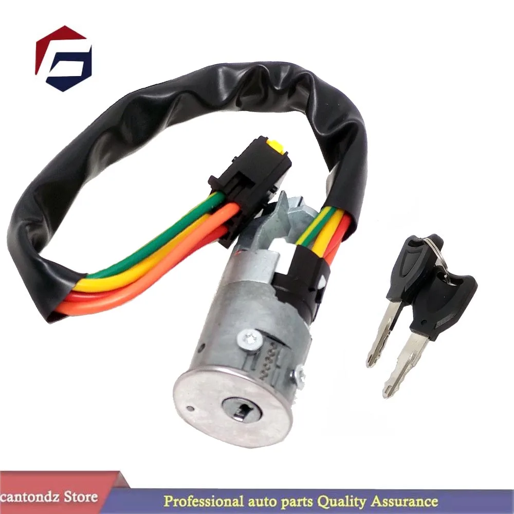 Ignition Lock Cylinder Barrel Switch+2Keys For Renault Clio 1998-2005 MEGANE SCENIC 1996-2003 7701471220 7701471098 7702296589