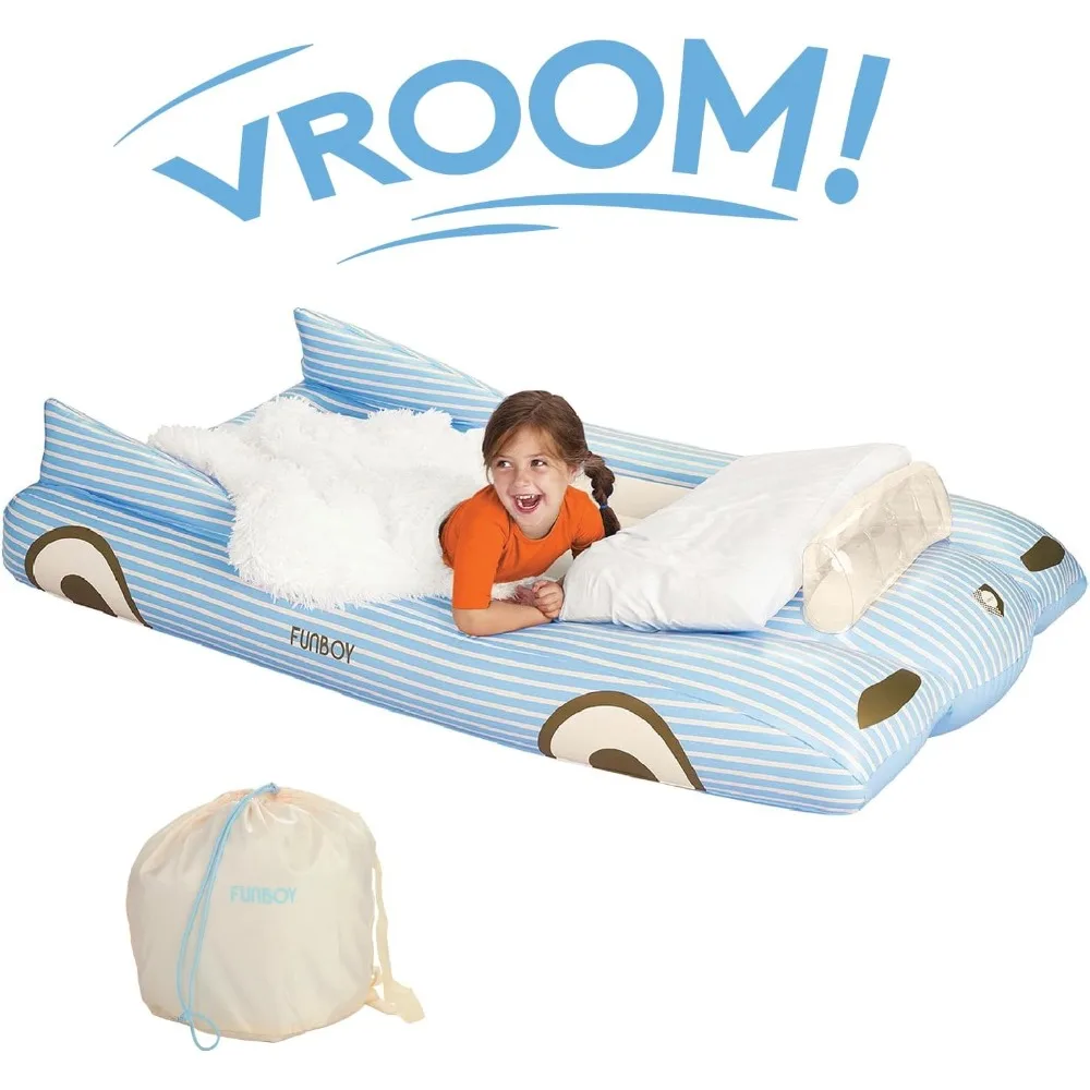 سرير محمول للأطفال مزدوج الحجم قابل للنفخ مع حقيبة حمل للنوم