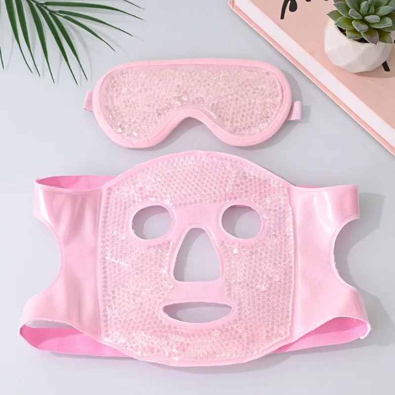 

Ice Mask Ice Pack Face Mask Full Face Cooling Cotton Mask