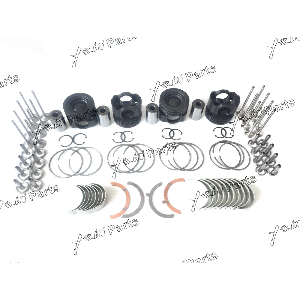 

D934S Piston With Rings Bearings Set Valve Train For Liebherr D934S Excavator Engine Parts