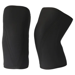 Supporto per ginocchio in Neoprene spesso, ginocchiere per sollevamento pesi, esercizio per la forza Fitness, allenamento in palestra sicurezza sportiva protegge l'articolazione, 9mm