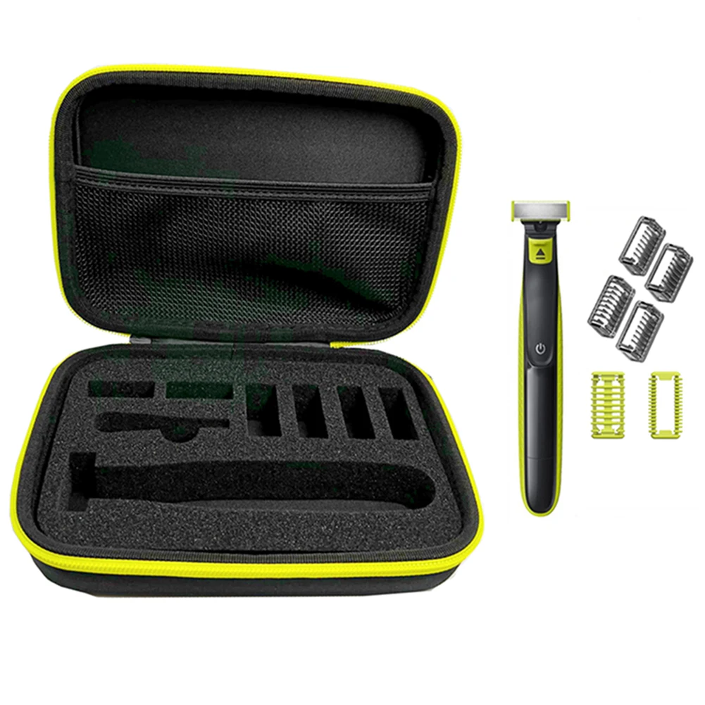 Hard Carrying Case Shockproof Portable Travel Storage Bag Anti-scratch Handbag for Philips Norelco OneBlade QP2520 QP2530 QP2620
