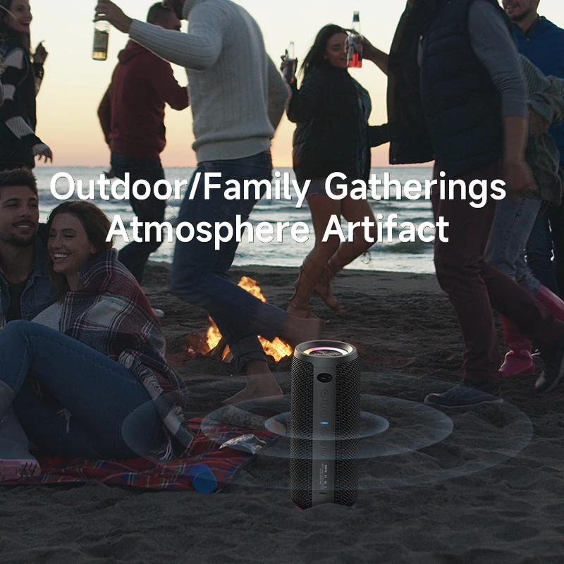 ZEALOT-S51PRO Altoparlante Bluetooth portatile 40W IPX7 Impermeabile Potente cassa audio Bass Boost Doppio accoppiamento Vero stereo wireless