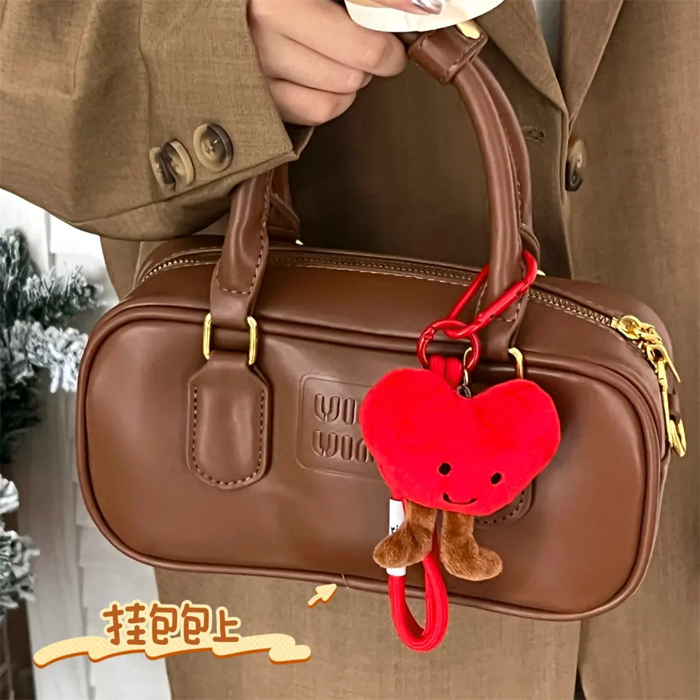 Koreanischer Plüsch-Dessert-Burger-Anhänger, süßer Kuchen-Schlüsselanhänger, Anhänger, Rucksack-Anhänger