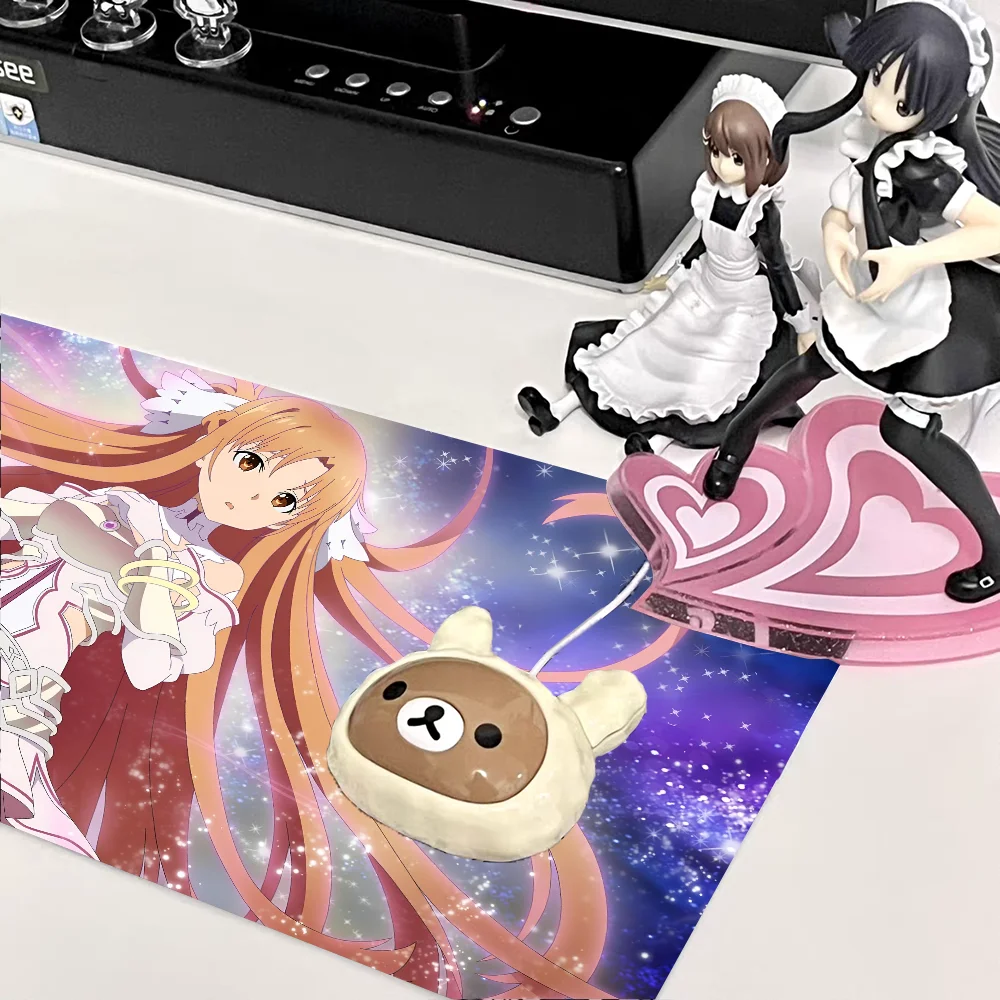 Ichinose a-asuna bantalan Mouse antiselip, alas Mouse olahraga cocok untuk komputer kantor laptop