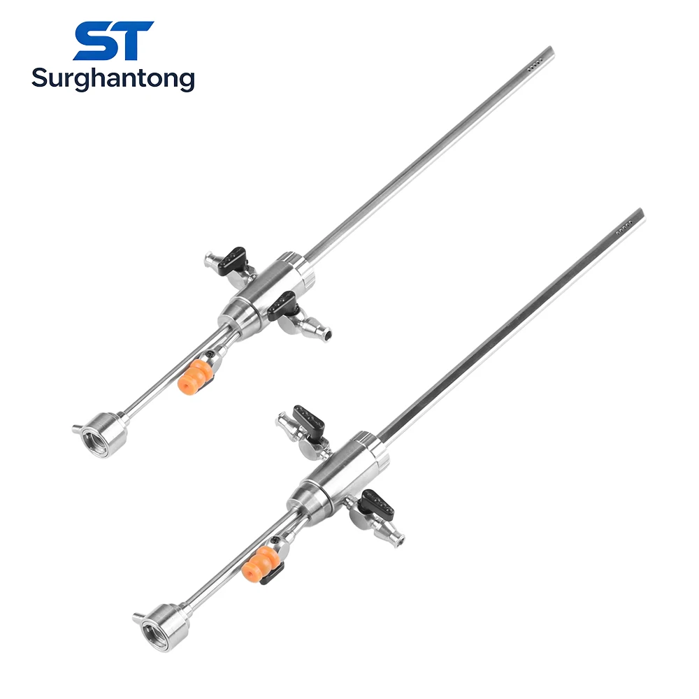 Gynecology Operating Sheath for 3mm 4MM Hysteroscope Rigid Hysteroscopy Set Rigid  OP-inner Sheath with Channel