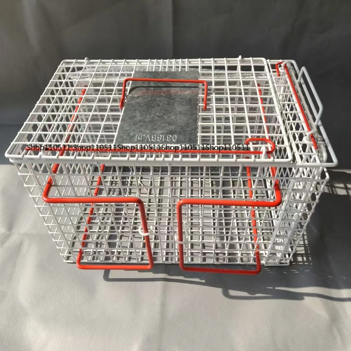 White Immersion Cat Cage, Multifunctional Injection & Suppression Cage for Pet Rescue and Veterinary Use