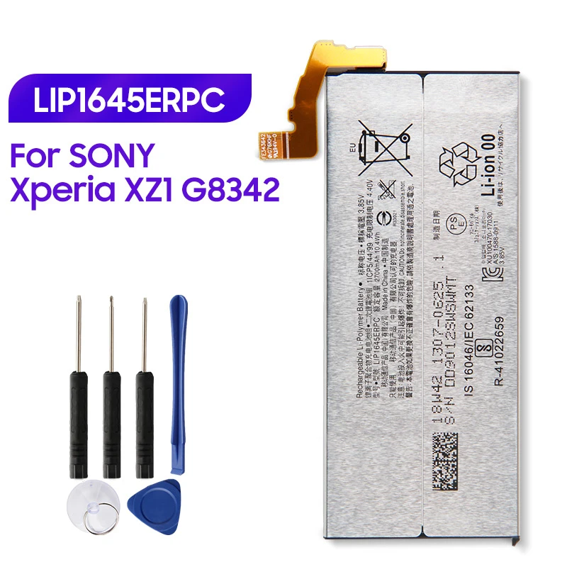 Replacement Battery For SONY Xperia XZ1 G8342 LIP1645ERPC Rechargeable Phone Battery 2700mAh