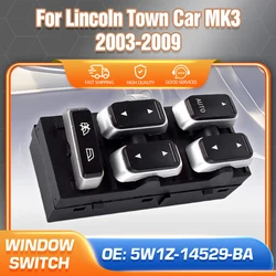 Car For Lincoln Town Car FN145 MK3 2003-2009 Electric Power Lifter Window Master Control Switch Button 5W1Z-14529-BA 3W1Z14529BA