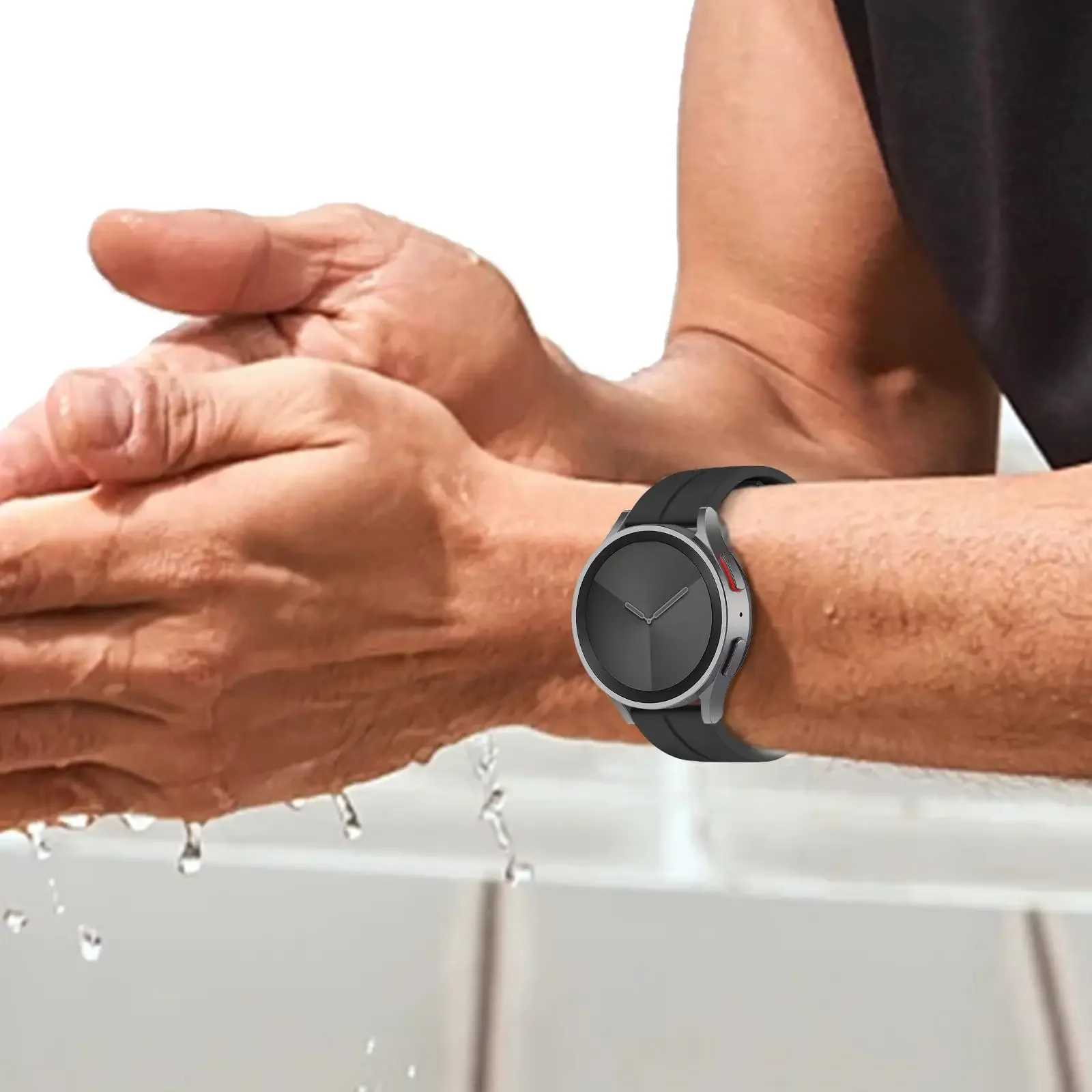 20 22 mm Armband für Samsung Galaxy Watch 7/6/4/5 Pro/Classic/Gear S3/Active 2 Sport Silikon Magnetschnalle Huawei GT 4 3 2e Band