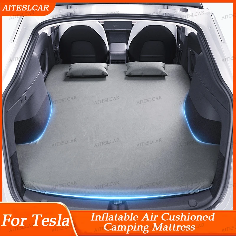 

Надувной матрас для Tesla Model 3/Y (2017-2025) из специальной замшевой ткани для кемпинга и путешествий в автомобиле