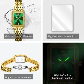 OLEVS 9995 Elegant Quartz Ladies Womens Wristwatces Date Watch for Women Luxury Waterproof Luminous Watches Relojes Para Mujer 5