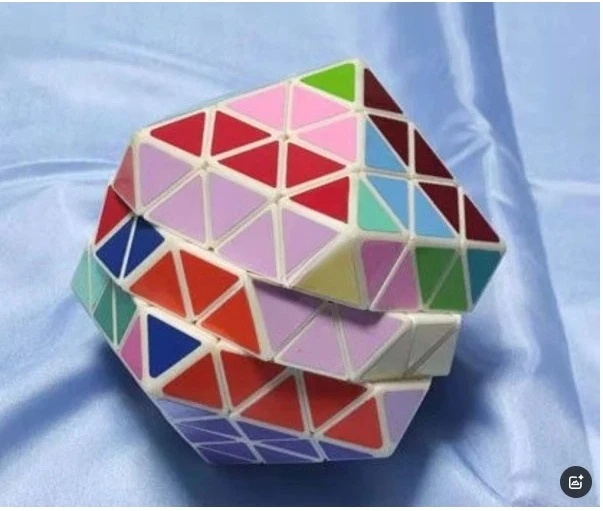mf8 Regular Astrominx (3-layer deep-cut icosahedron) Black Body