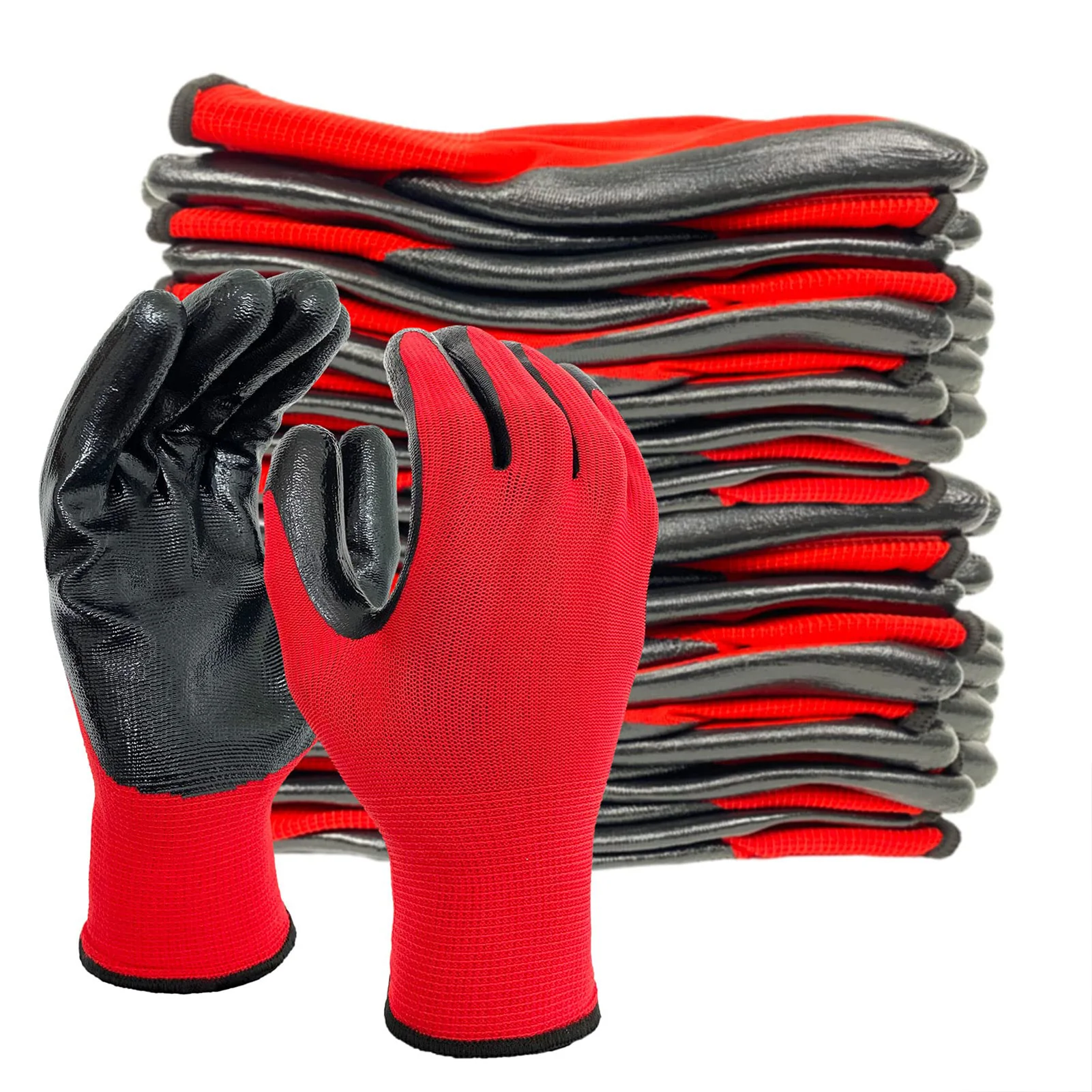 

General Multi Use Safety Work Gloves Oil & Wear Resistant Labour Work Protection Gloves for Construction Warehouse Wear MIAO-US