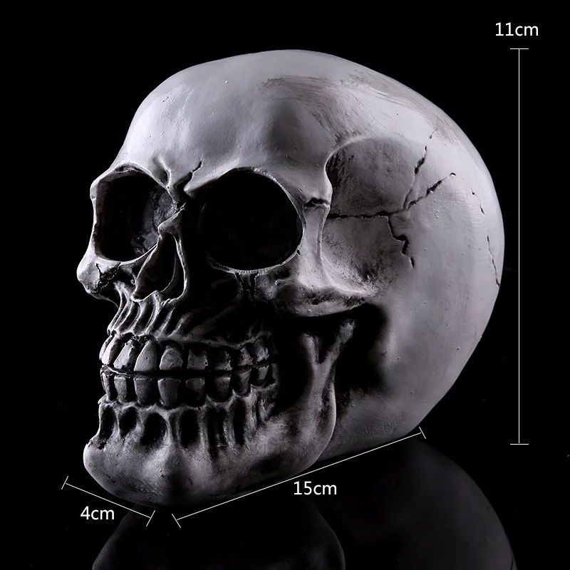 Home Head Resin Halloween Skull Prank Gift eBay